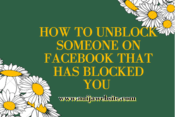 Unblock Your Blocked Facebook Friends