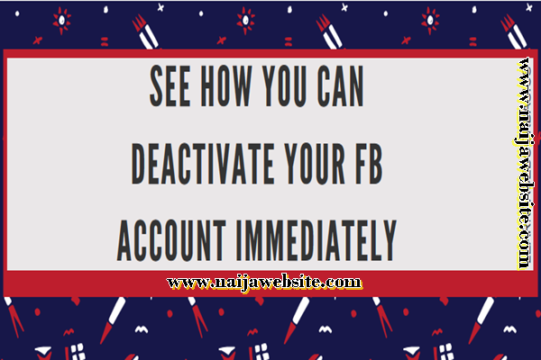 How To Delete My Facebook Account Immediately