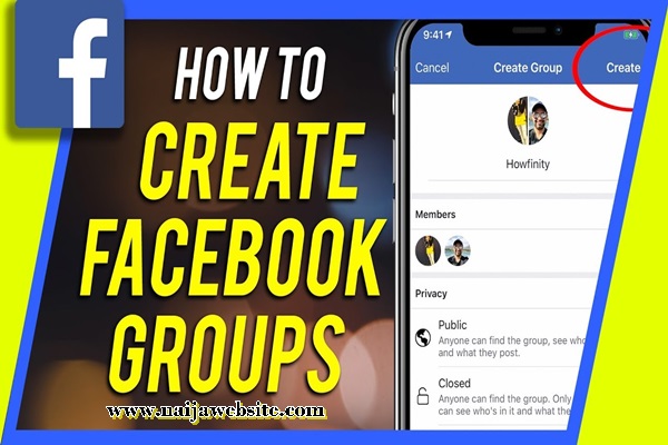 Creating A New Group On Facebook