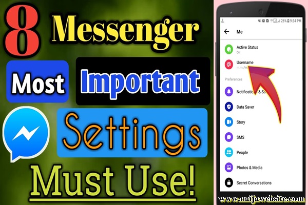 Facebook Messenger Settings